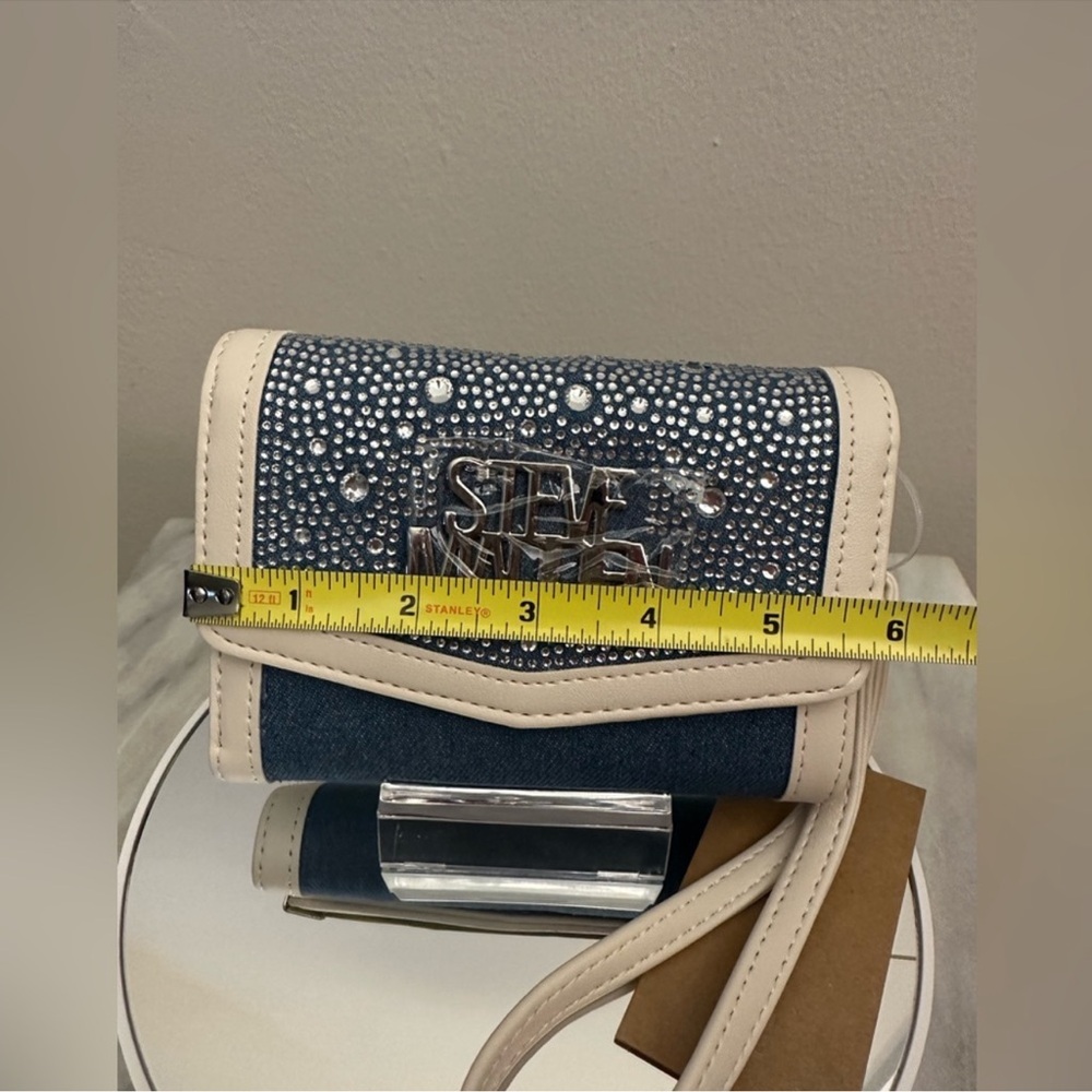 Steve Madden Brett Denim Wallet Wristlet NWT - Picture 9 of 9